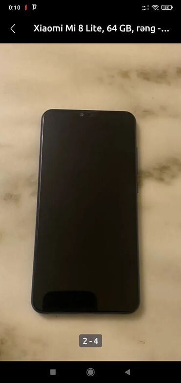 Xiaomi: Xiaomi Mi 8 Lite, 64 GB, rəng - Göy, 
 İki sim kartlı