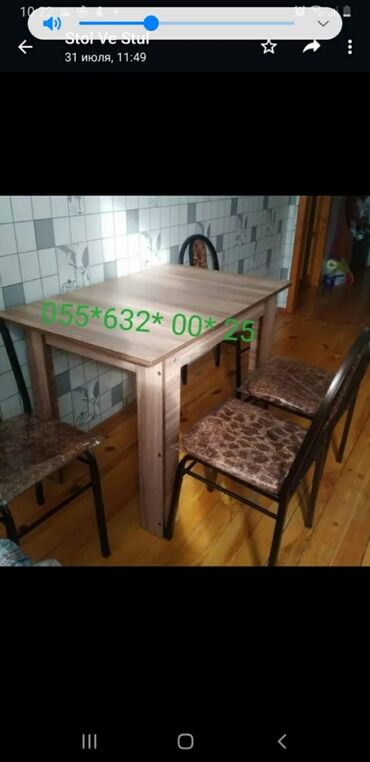 Restoran mebeli: Masa və oturacaqlar dəstləri 110 manatdan başlayır Ölcülərə görə — 11