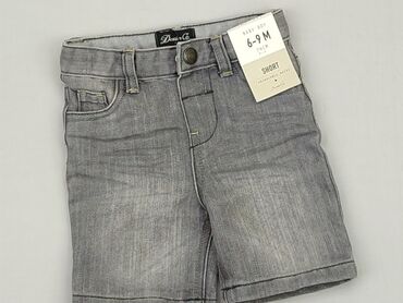 legginsy czarne krótkie: Shorts, DenimCo, 6-9 months, condition - Perfect