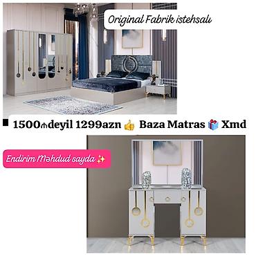 bakal destleri: 1.Yataq otağı dəstləri – müxtəlif modellər 1) Yataq dəsti – 759 ₼ - — 2