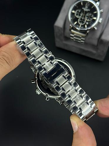 baş: Klassik xronoqraf dizaynlı kişi qol saatı - Brend üslubu: Patek — 10