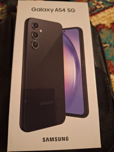 самсунг a54: Samsung Galaxy A54 5G, Новый, 256 ГБ, цвет - Черный, 2 SIM