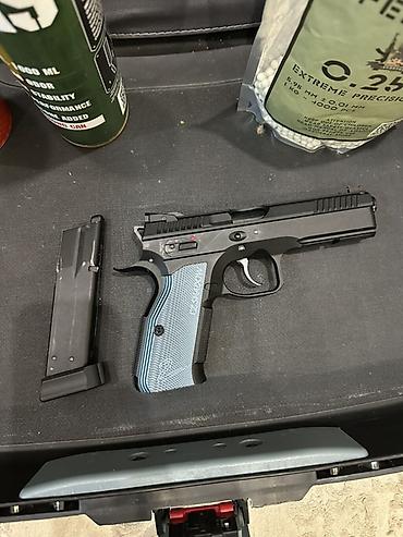 Газ баллондору: Страйкбольный пистолет KJW CZ Shadow 2 (6 мм, GBB, Green Gas) В — 2