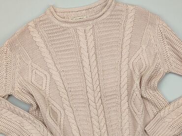różowe t shirty: Sweter, Pull and Bear, XS (EU 34), condition - Very good