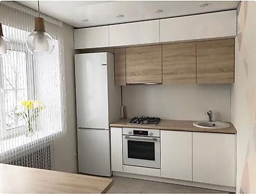 silver kitchen: Современный кухонный гарнитур в сканди-стиле - Прямая планировка — 1