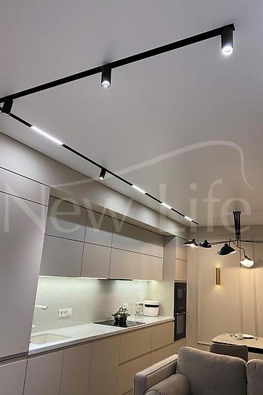 Натяжной потолок: Натяжные потолки с интегрированным освещением, дизайнерские работа — 5