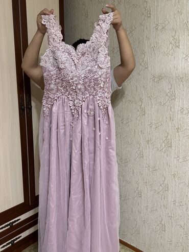 розовое платья: Вечернее платье, Пышное, Длинная модель, Без рукавов, S (EU 36), M (EU 38)