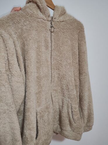 pletena jaknica: XL (EU 42), 2XL (EU 44), Jednobojni, bоја - Bež