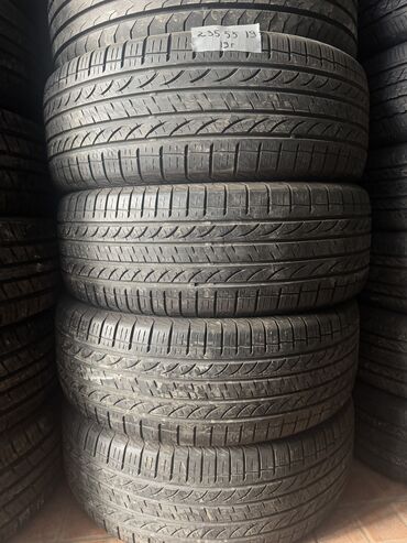 Шины: Шины 235 / 55 / R 19, Лето, Б/у, Комплект, Легковые, Япония, Michelin