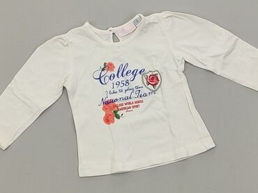 bluzki z cekinami dla dzieci: Bluzka, 3-6 m, stan - Dobry