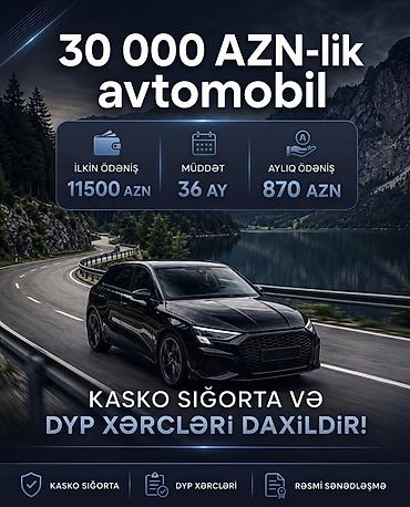 транспорт: 30 000 AZN-lik avtomobil üçün uyğunlaşdırılmış lizinq/taksit təklifi — 1