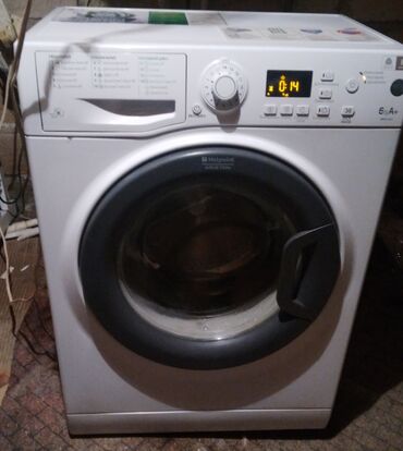 телевизор на запчасти: Paltaryuyan maşın Hotpoint Ariston, 6 kq, İşlənmiş, Avtomat, Qurutma var, Kredit yoxdur, Ünvandan götürmə