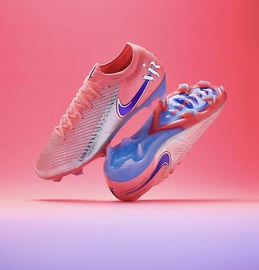 спорт: 43 Razmer Nike Mercurial kramponları – çəhrayı/gümüşü rəng palitrası — 1
