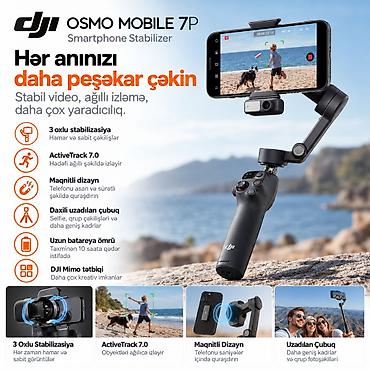 DJI Osmo Mobile 7P – Smartphone Stabilizer Hər anınızı daha peşəkar