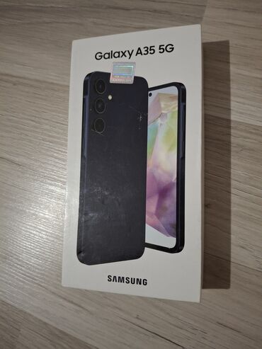 lenovo sensor: Samsung Galaxy A35, 256 GB, rəng - Göy, Sensor, Barmaq izi, İki sim kartlı