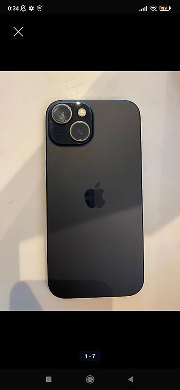 iphone s6: IPhone 15, 128 GB, Qara, Sənədlərlə — 1