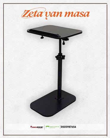 Masalar: Jurnal masası, Yeni, Transformer, MDF, Dördbucaq masa — 2