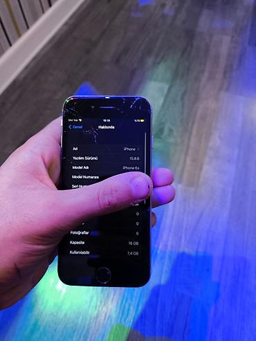 Apple iPhone: IPhone 6s, 16 GB, Gümüşü, Qırıq — 3