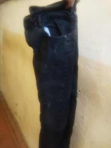 Digər kişi geyimləri: Kişi geyim dəsti - 1 ədəd boz rəngli kişi şalvarı: yan ciblikli — 14