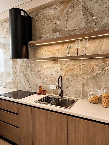 квартира куренкеева: 2 комнаты, 55 м², Элитка, 6 этаж, Дизайнерский ремонт — 1
