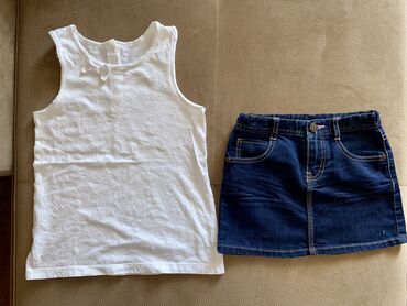 джинсовая куртка новый: Комплект Mothercare, цвет - Белый