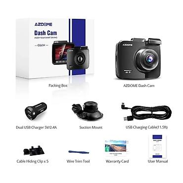 azdome m330: Videoqeydiyyatçı Azdome GS63H Sensor 170° Wide -Angle FOV, Built-in — 7