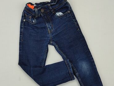 jeansy w panterkę: Jeans, Next, 3-4 years, 104, condition - Good