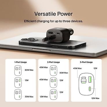 belkin: Автомобильное зарядное устройство для телефона компьютера и планшета — 4