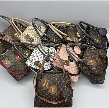 Torbe: Ženske torbe i ranac – modni setovi sa logotipom. Prva kopija — 4