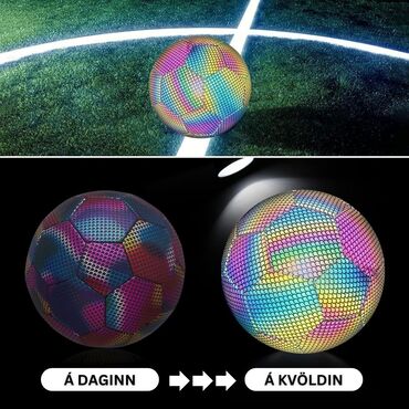 Rekviziti za vežbanje: Hologramska svetleca fudbalska lopta Predstavljamo holografsku — 3
