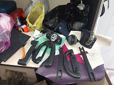 Чемоданы: Чемодан, Материал: Пластик, Маленький (до 40 л), Твердый корпус — 6