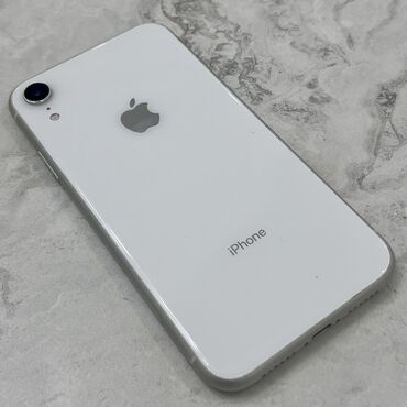 Apple iPhone: IPhone Xr, Б/у, 128 ГБ, Белый, Коробка, 80 %