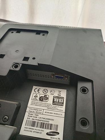 с мыкан: Монитор Samsung SyncMaster 740N (модель LS17HIALKSB/EDC) - Диагональ — 2