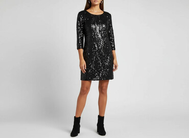 długie czarne sukienki wieczorowe: Atmosphere, Sukienka damska, rozmiar S