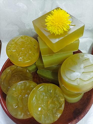 Гигиена и ароматизаторы: Натуральное ручное мыло в ассортименте:Огурцы🍀Петрушка🍀Рис с молоком — 1