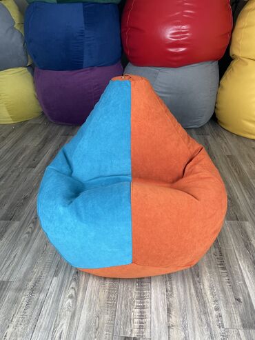 Мягкие кресла: Уютное и стильное кресло-мешок - отличное решение для вашего дома или — 17