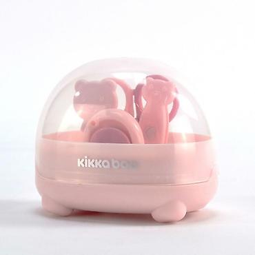 mini bar za pice: KIKKA BOO Manikir set za bebe 4 dela Bear – pink Šifra proizvoda: KKB9 — 1