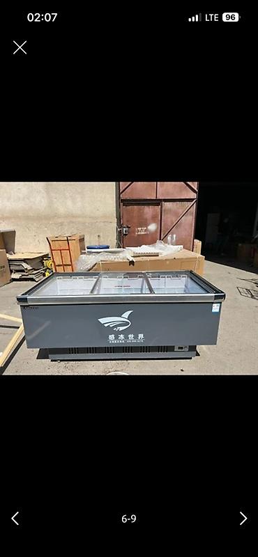 Морозильные шкафы, лари: Ларь‑витрина морозильная для магазинов и супермаркетов. Описание: - — 12