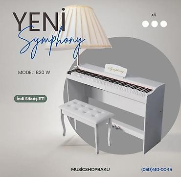Pianolar: Symphony Elektron Pianolar Endirimlə 550 azn dən başlayan qiymətlərlə — 1