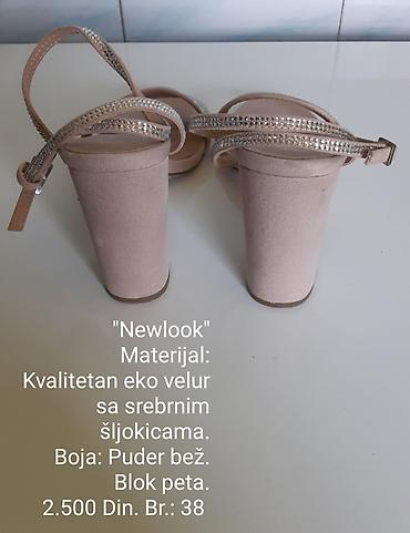 Sandale: New Look sandale - Materijal: kvalitetan eko velur ukrašen srebrnim — 8