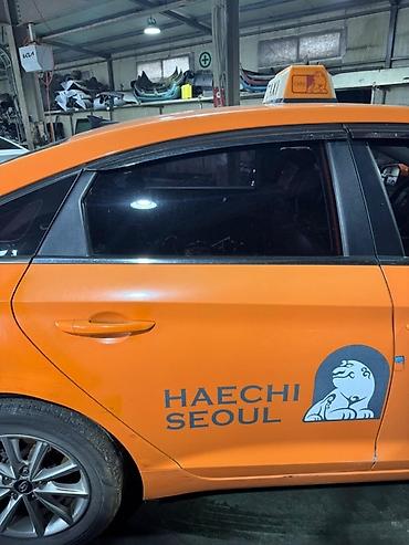 соната желтый: Дверь Задняя правая Hyundai, Б/у, Оригинал — 1