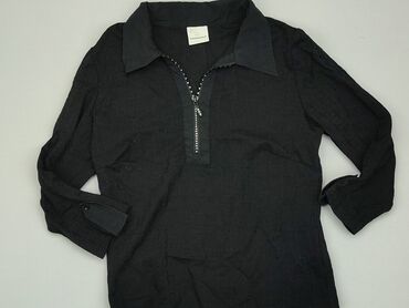 czarne bluzki z długim rękawem damskie: Bluzka Damska, S, stan - Dobry