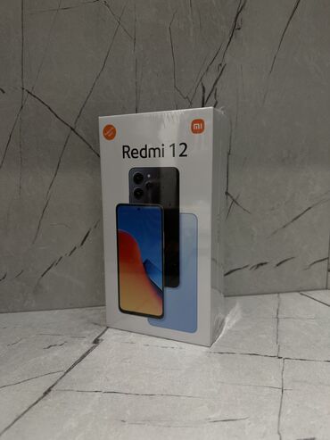 Xiaomi: Xiaomi, Redmi 12, Новый, 256 ГБ, цвет - Черный, 1 SIM