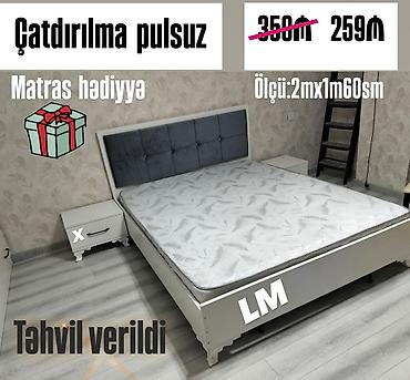 alt ust kravat: Yeni, İkinəfərlik çarpayı, Matras ilə — 1