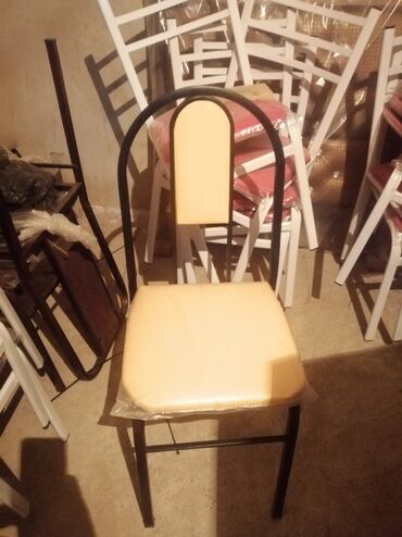 Sifarişlə restoran stulları: Metal, Azərbaycan, Dəri, Pulsuz quraşdırılma, Zəmanətli, Kredit yoxdur — 6