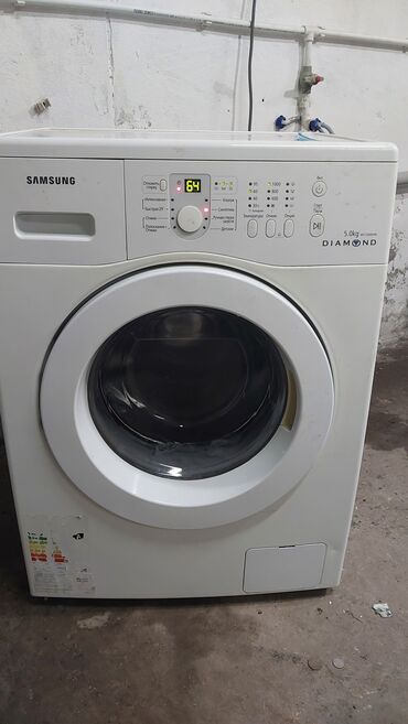мотор стиралки: Стиральная машина Samsung, Б/у, Автомат, До 5 кг, Компактная