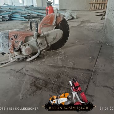 Beton işləri: Beton kəsmə beton deşmə xidməti Karot - HILTI DD 200 / 350 ilə 25 ° — 5