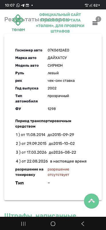 дайхацо: Daihatsu Sirion: 2002 г., 1.3 л, Механика, Бензин, Хэтчбэк — 4