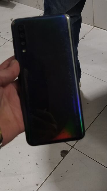 samsung galaxy s3 ekrani aliram: Samsung Galaxy A50, 64 GB, rəng - Qara, Sensor, Barmaq izi, İki sim kartlı