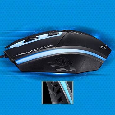 Компьютерные мышки: Качественная недорогая USB-проводная мышь #199 - гладкие линии, тонкий — 4